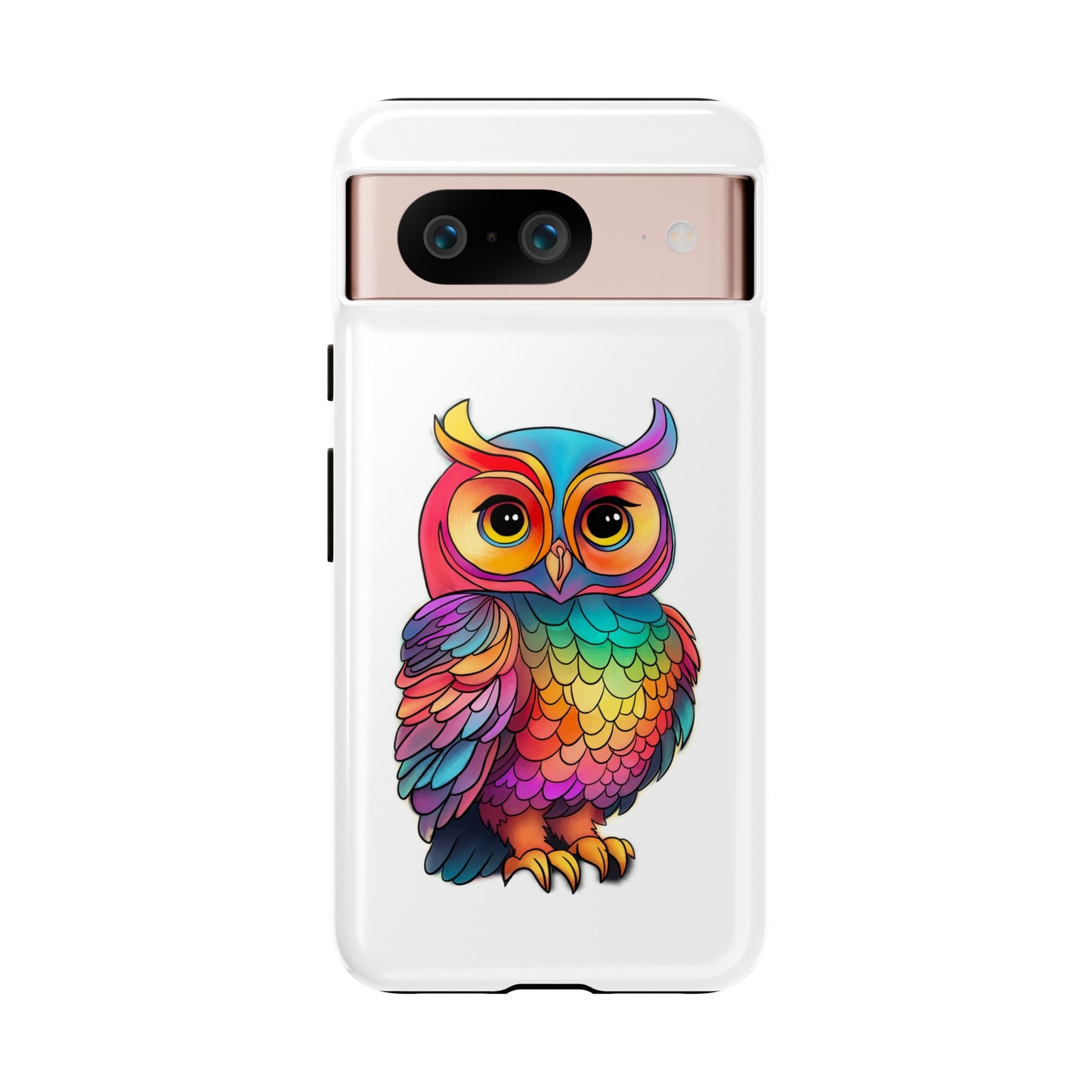 Rainbow Owl Tough Phone Case