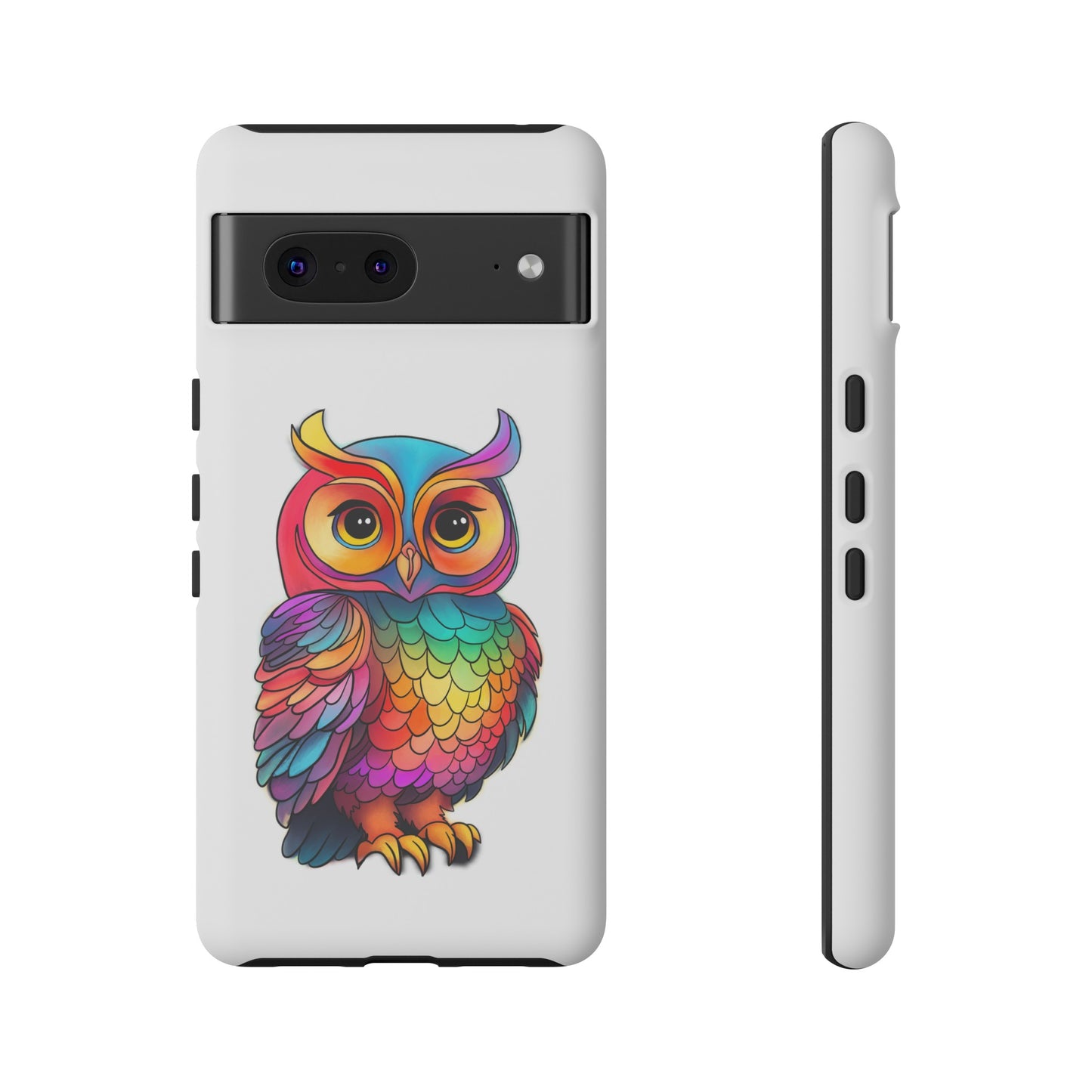 Rainbow Owl Tough Phone Case