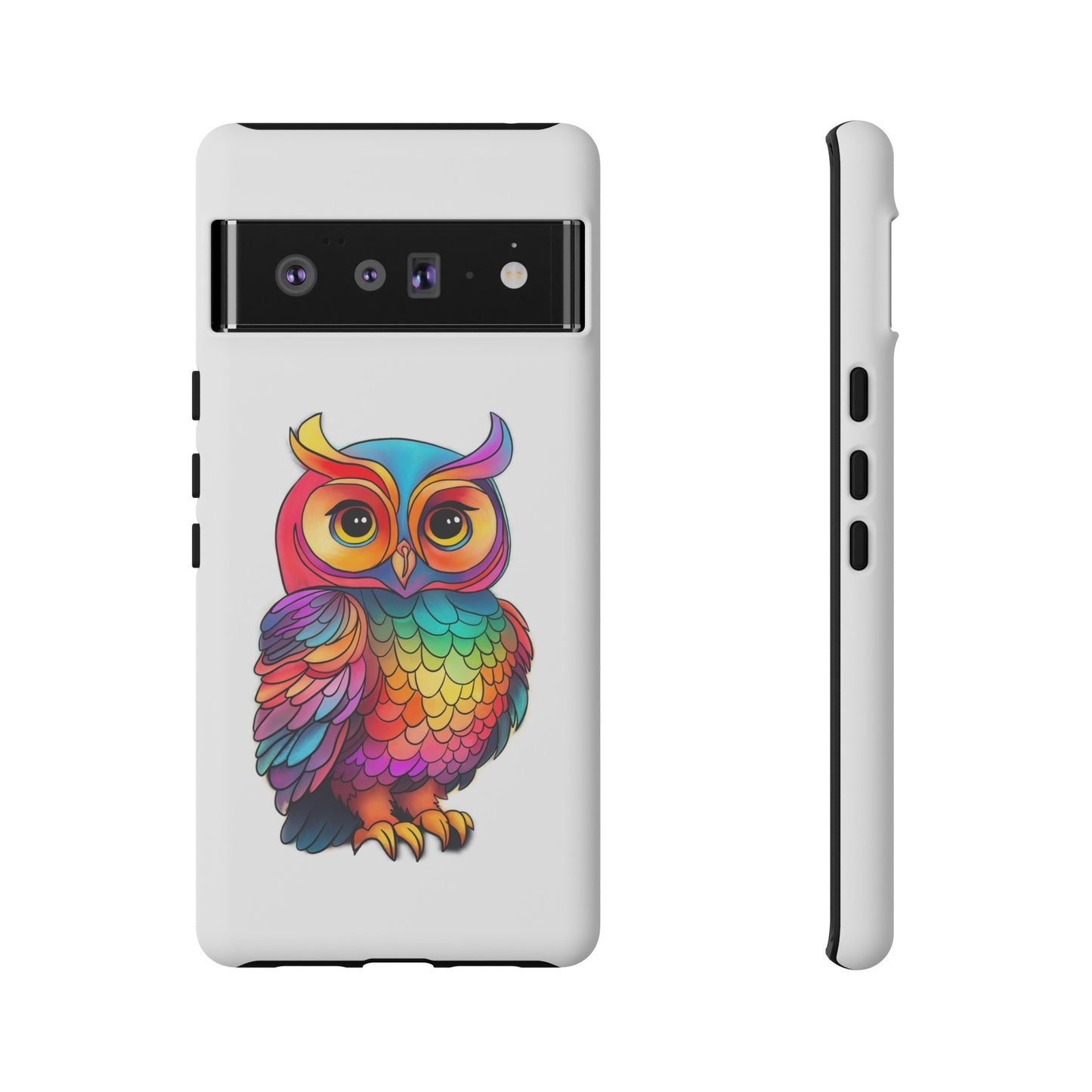 Rainbow Owl Tough Phone Case