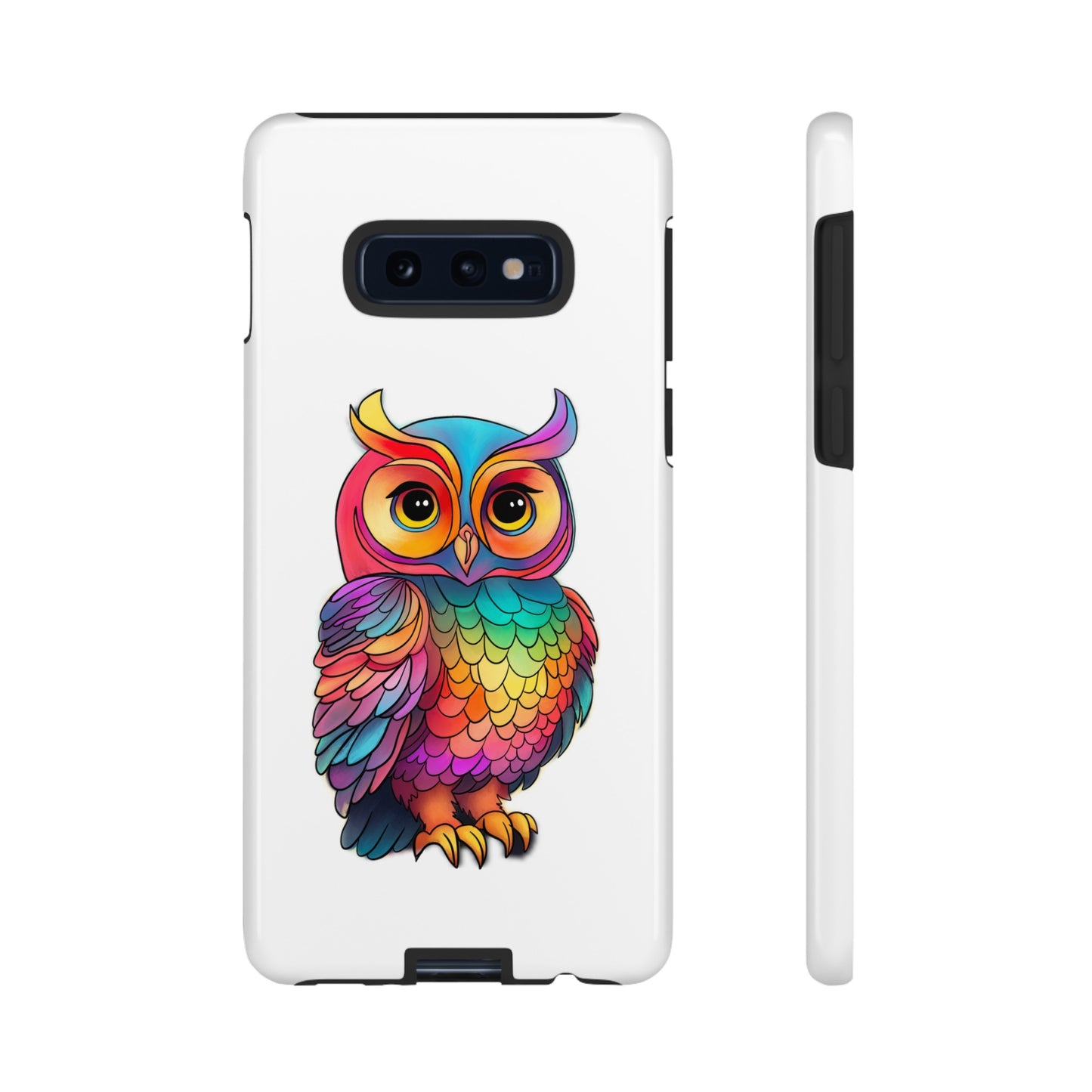 Rainbow Owl Tough Phone Case