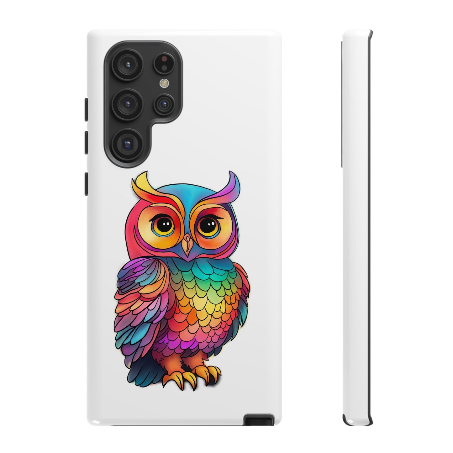 Rainbow Owl Tough Phone Case