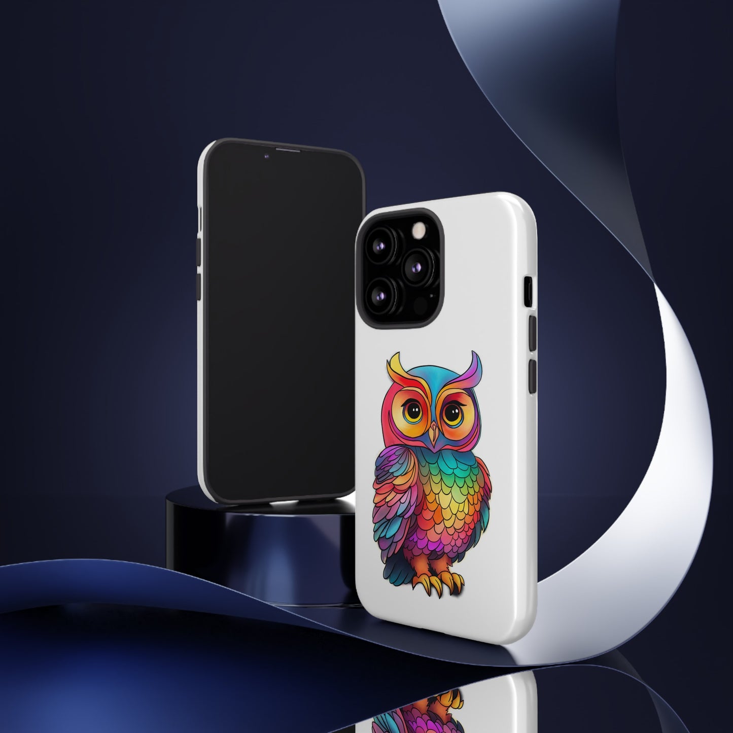Rainbow Owl Tough Phone Case