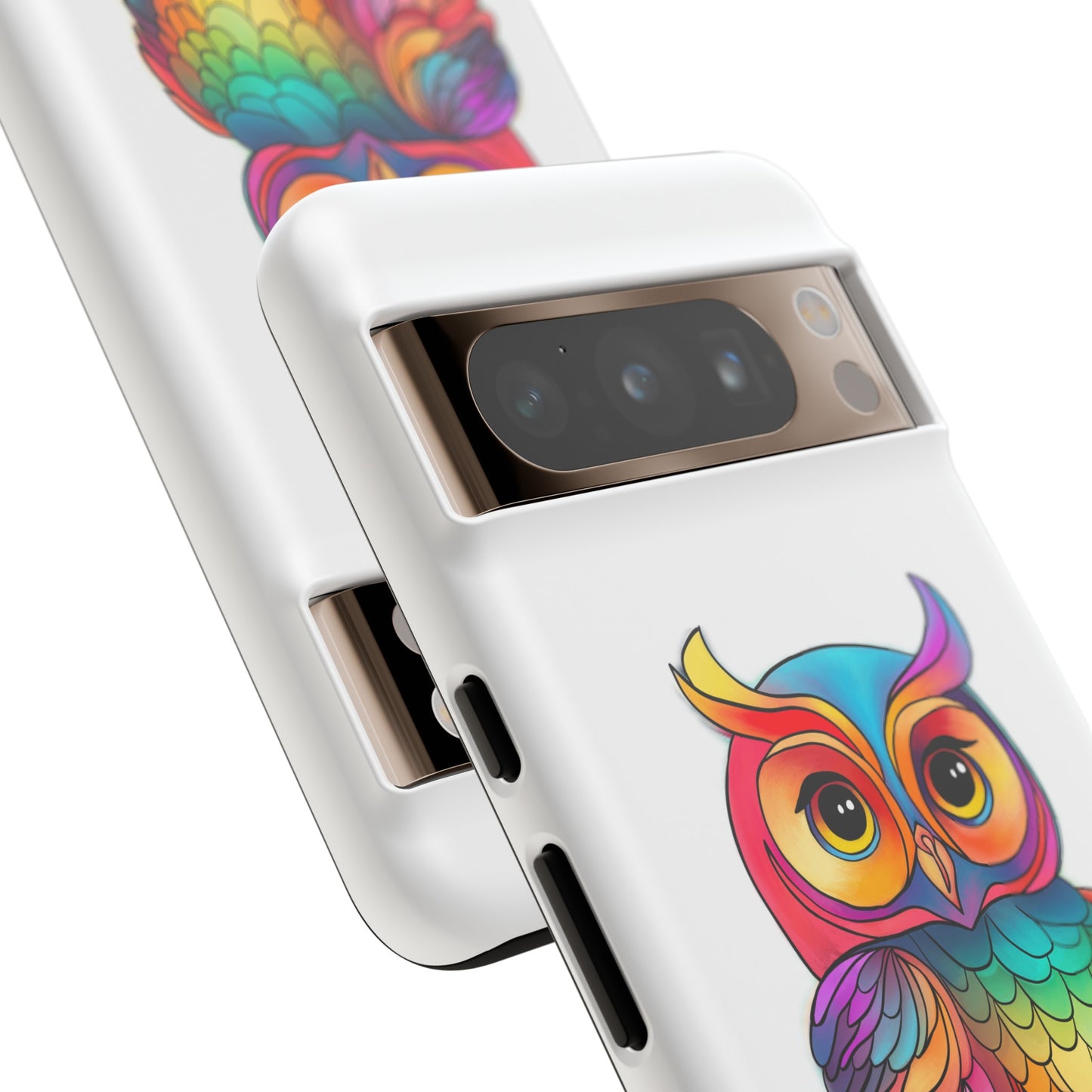 Rainbow Owl Tough Phone Case
