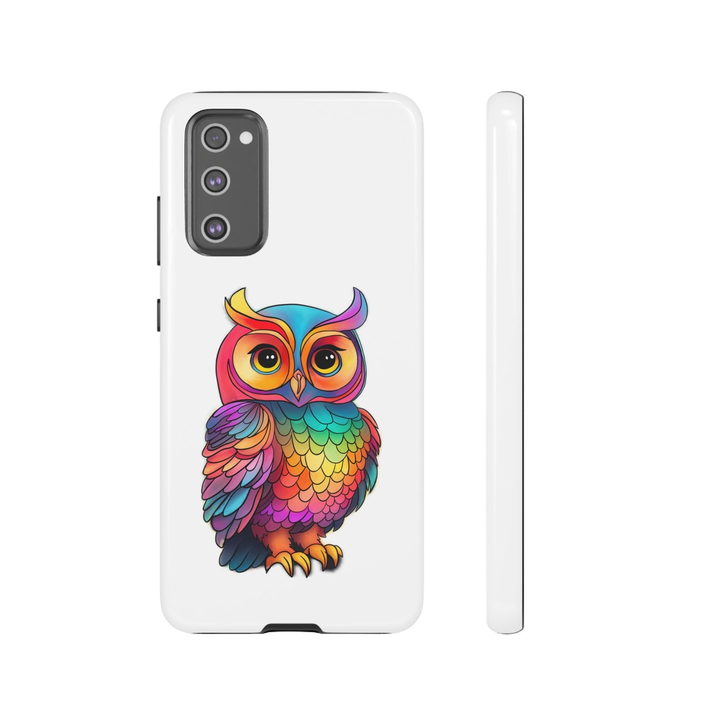 Rainbow Owl Tough Phone Case
