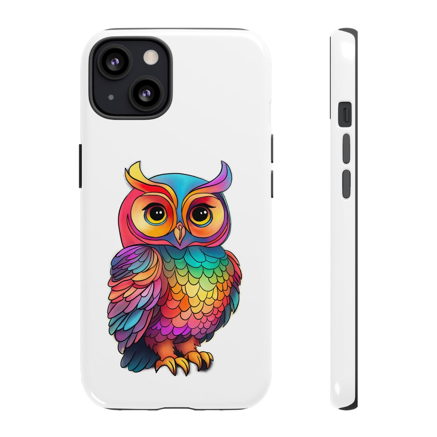 Rainbow Owl Tough Phone Case