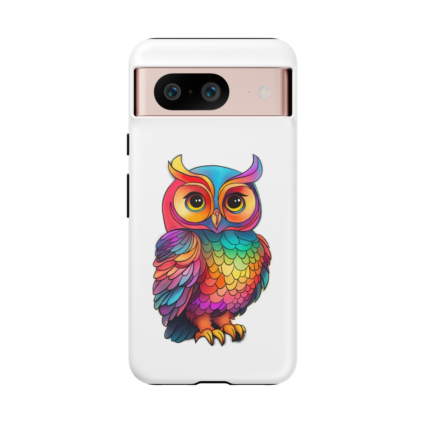 Rainbow Owl Tough Phone Case