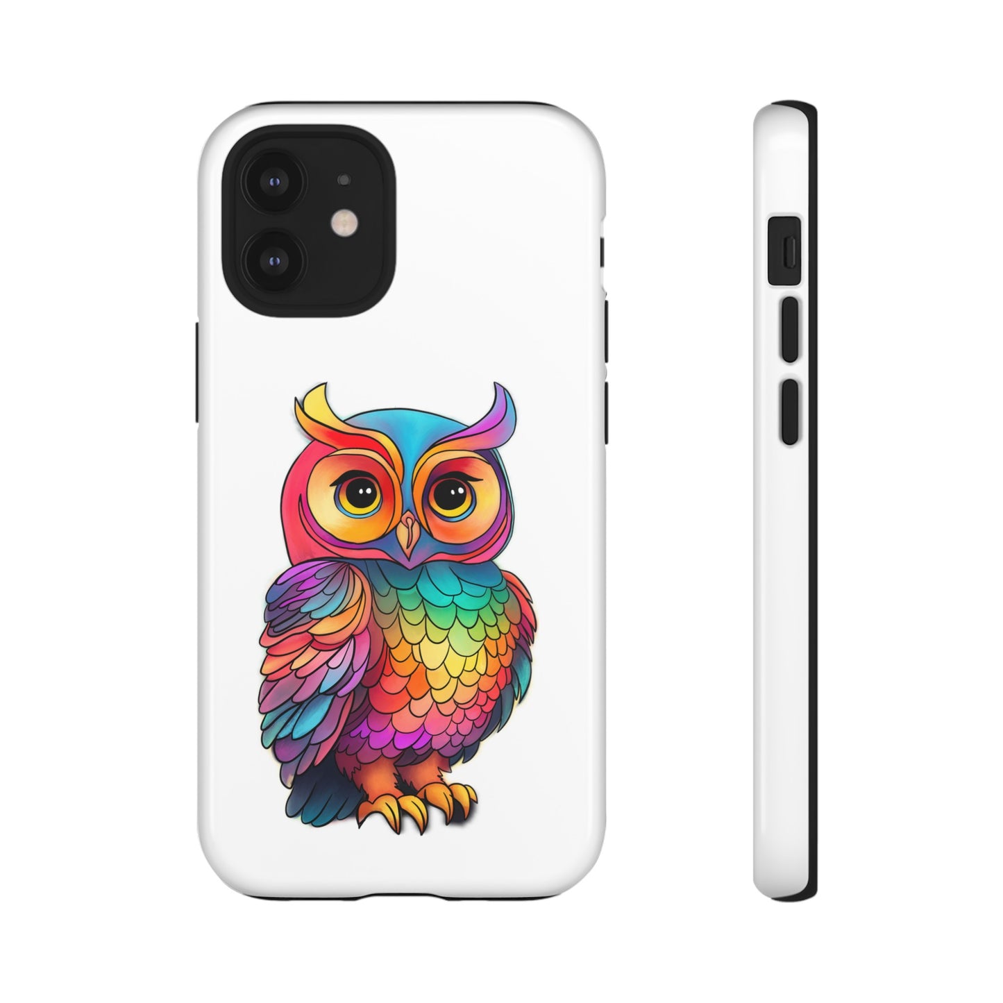 Rainbow Owl Tough Phone Case