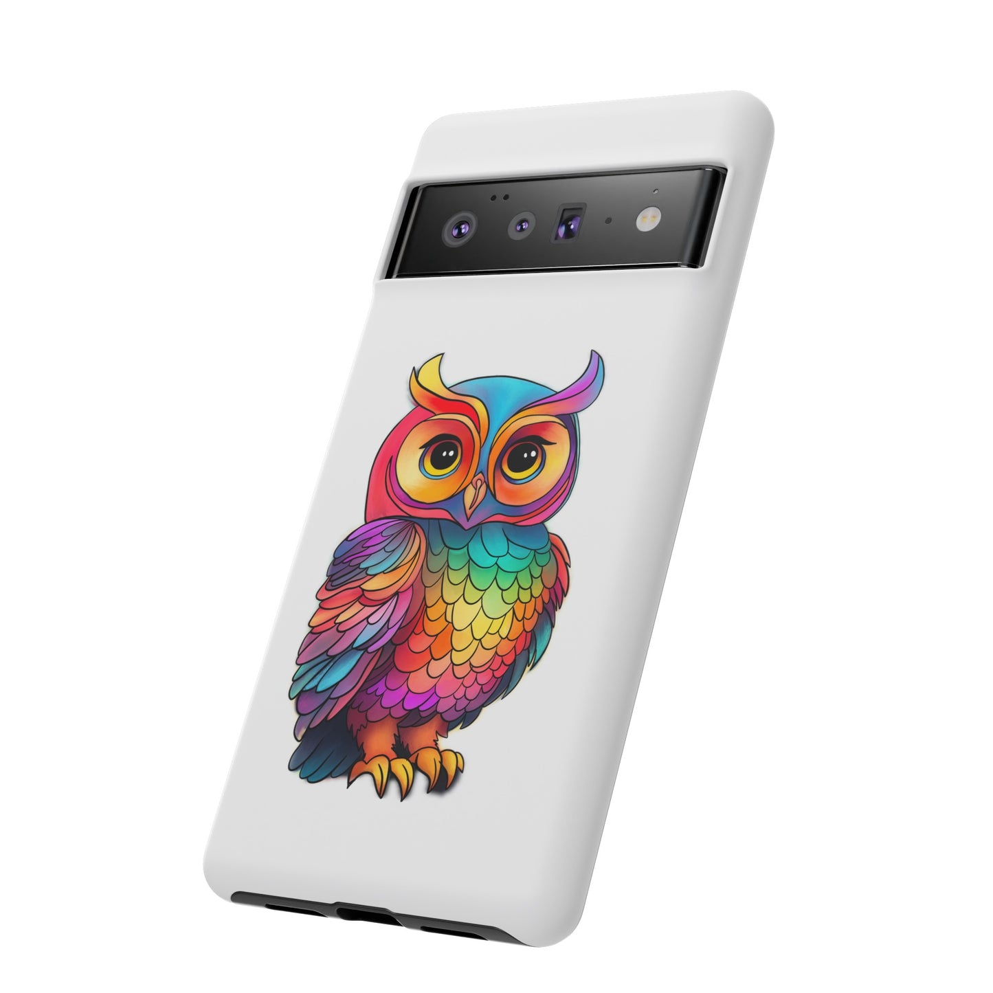 Rainbow Owl Tough Phone Case