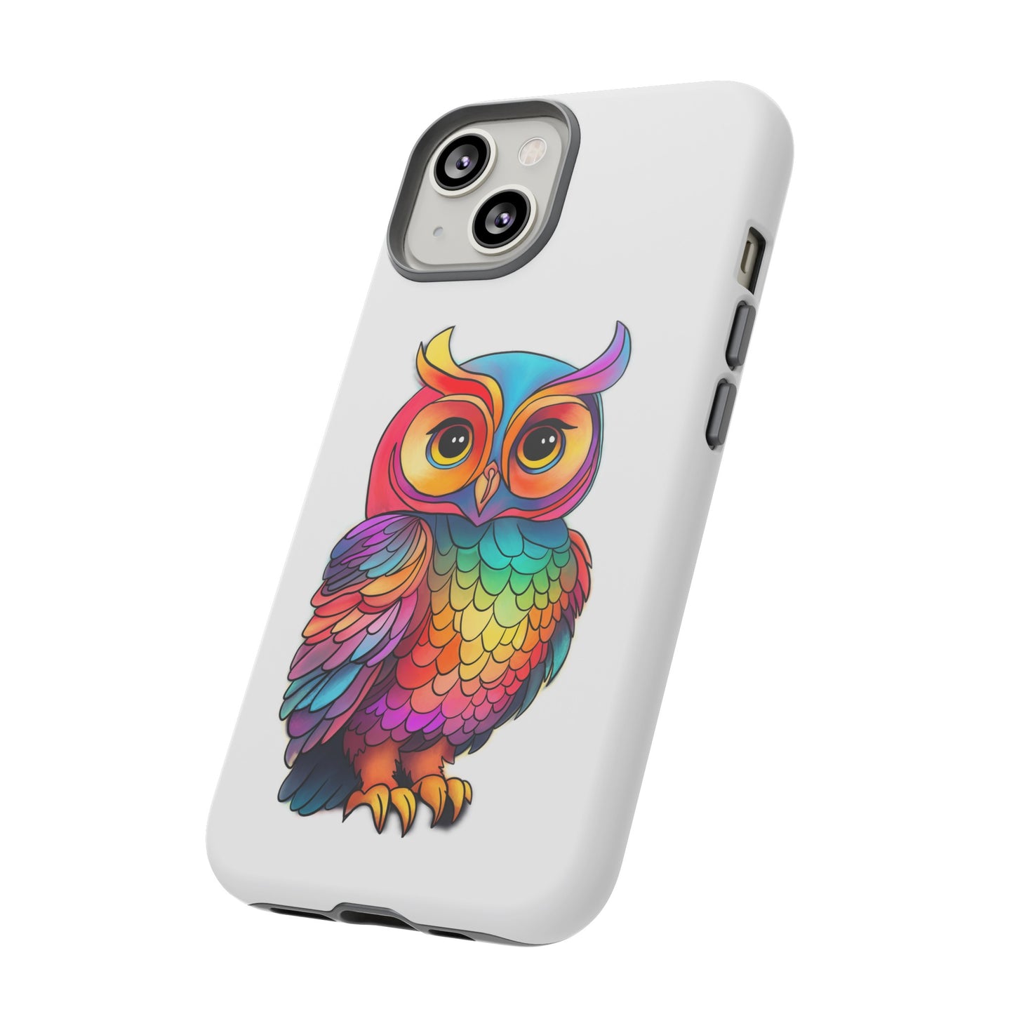 Rainbow Owl Tough Phone Case