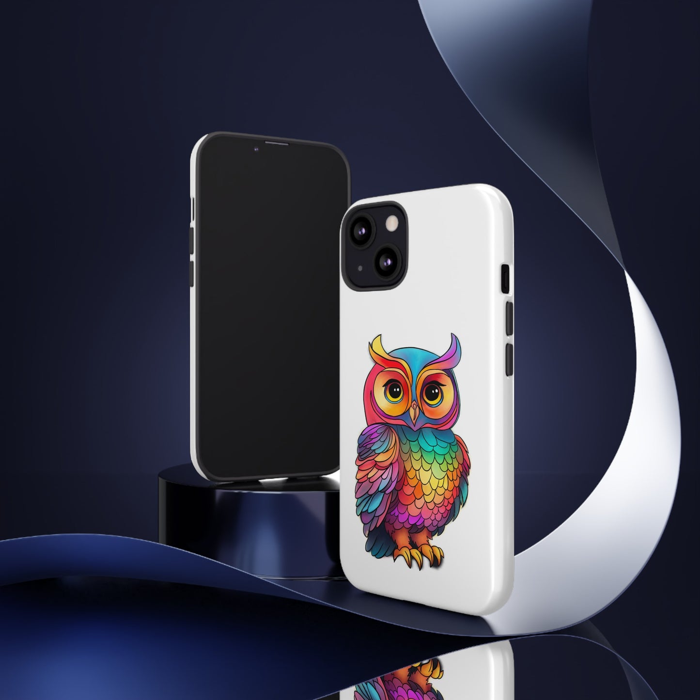 Rainbow Owl Tough Phone Case