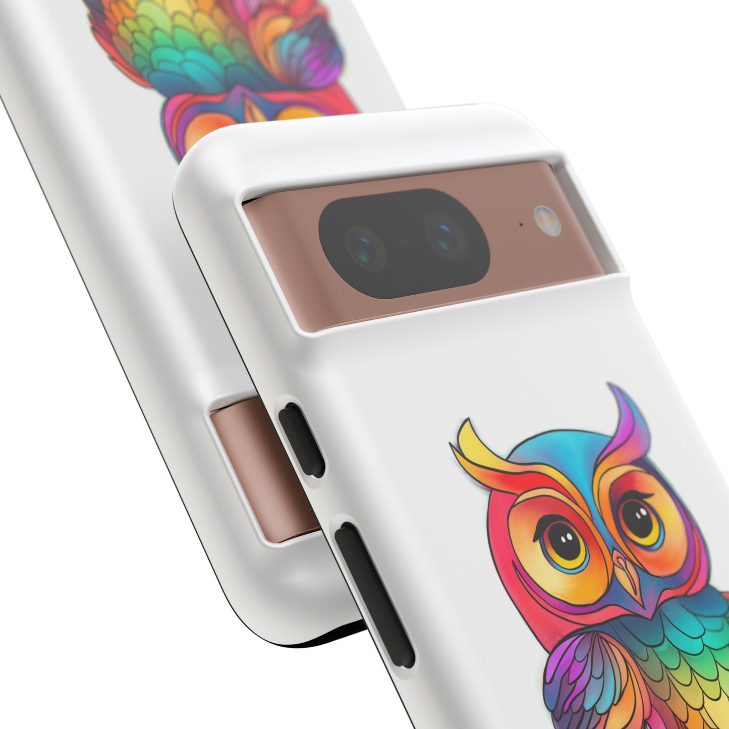 Rainbow Owl Tough Phone Case