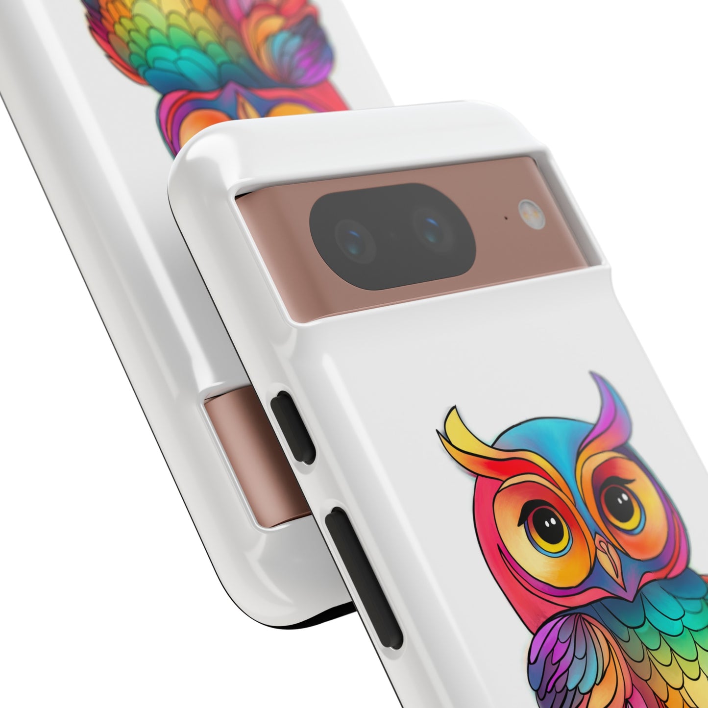 Rainbow Owl Tough Phone Case