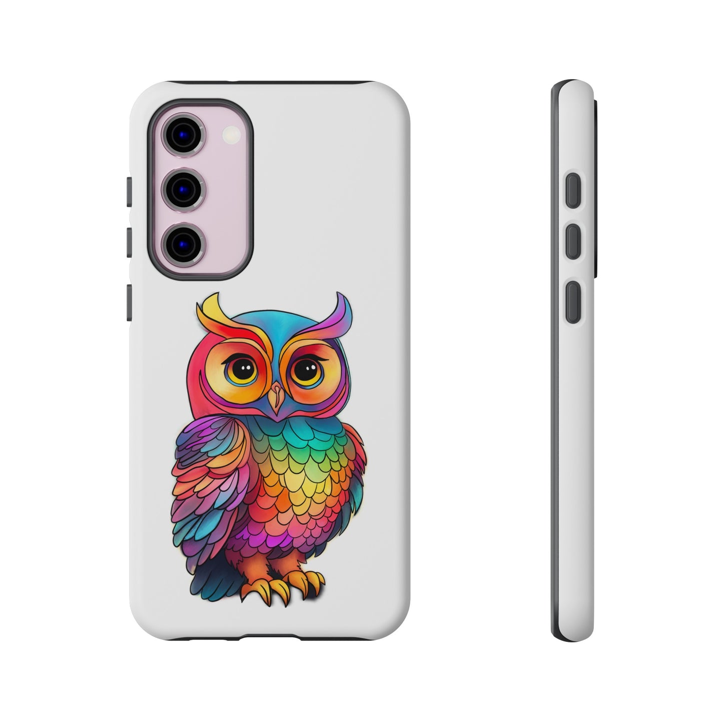Rainbow Owl Tough Phone Case