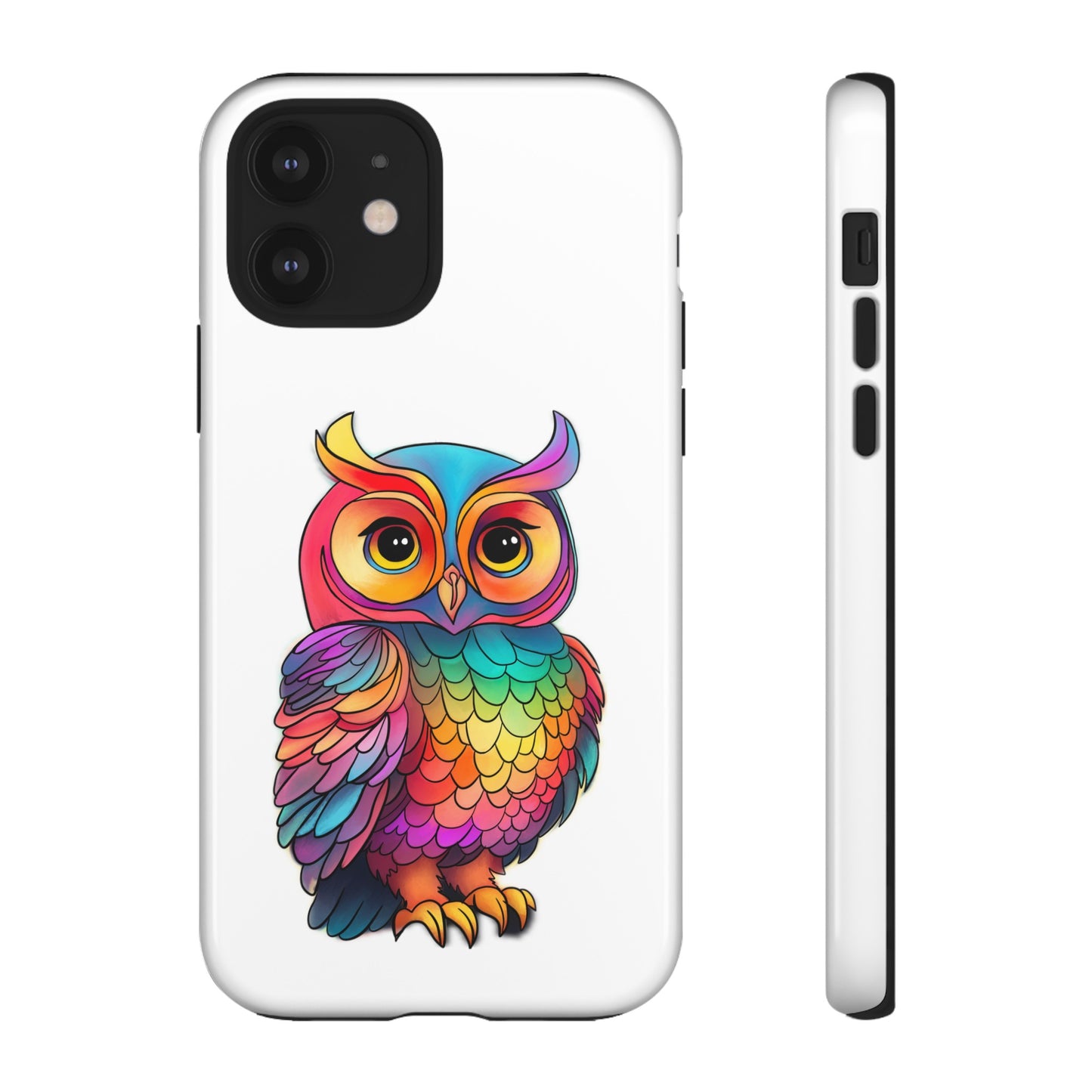 Rainbow Owl Tough Phone Case