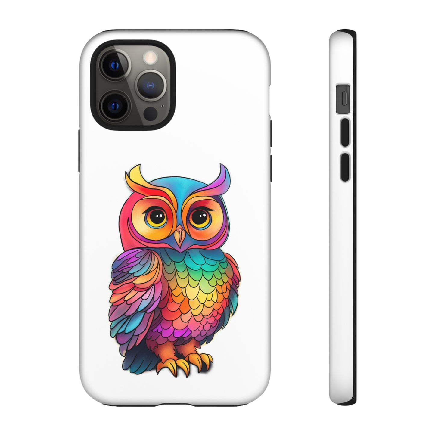 Rainbow Owl Tough Phone Case