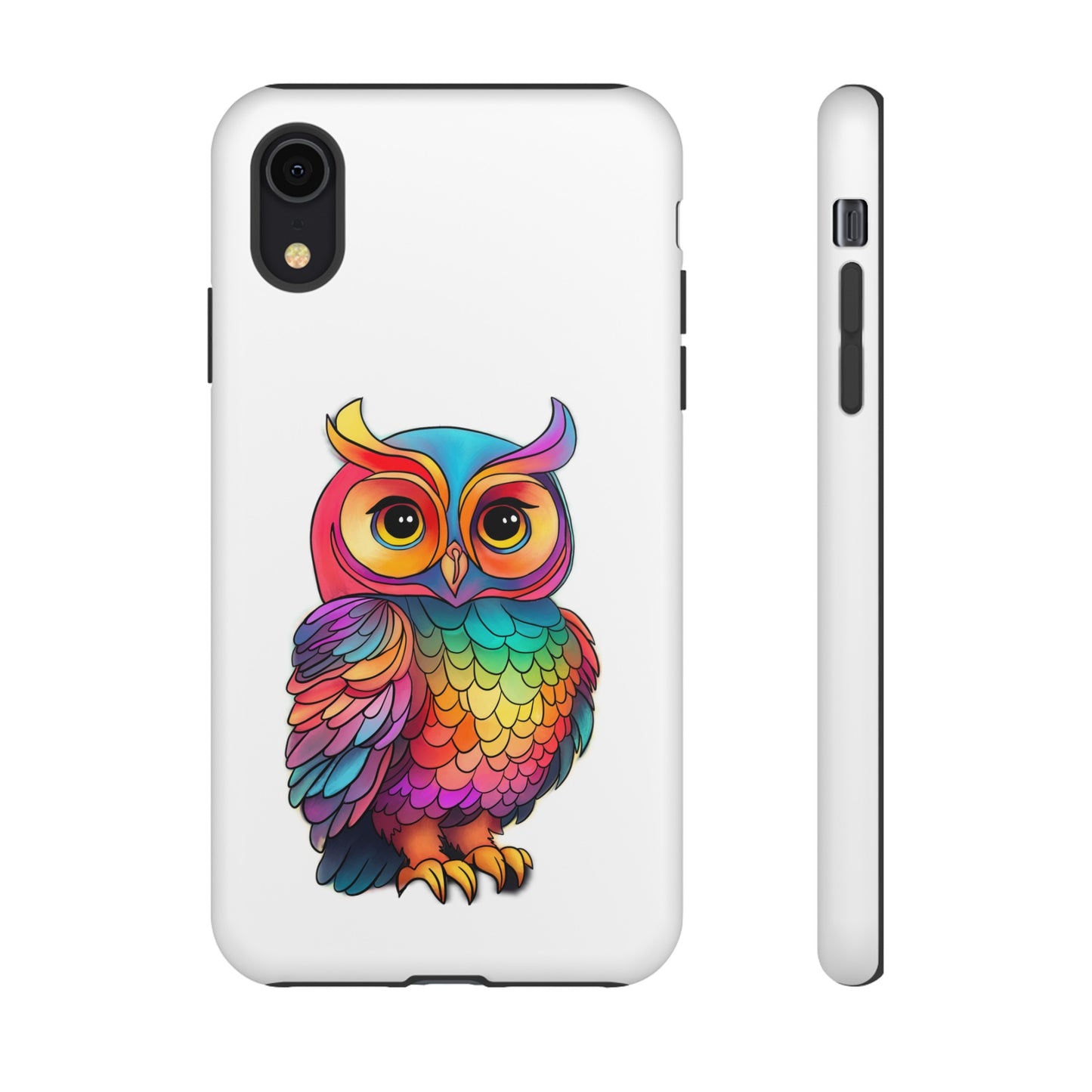 Rainbow Owl Tough Phone Case