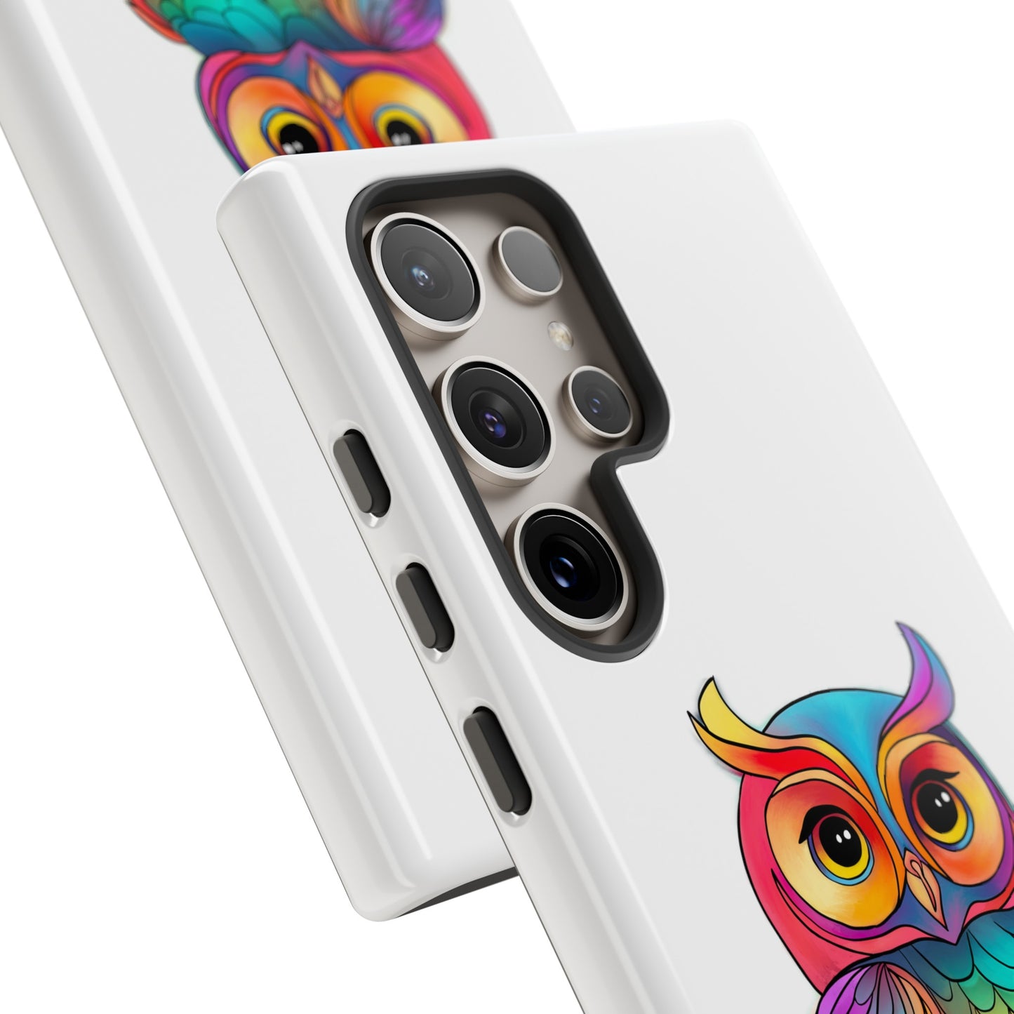 Rainbow Owl Tough Phone Case