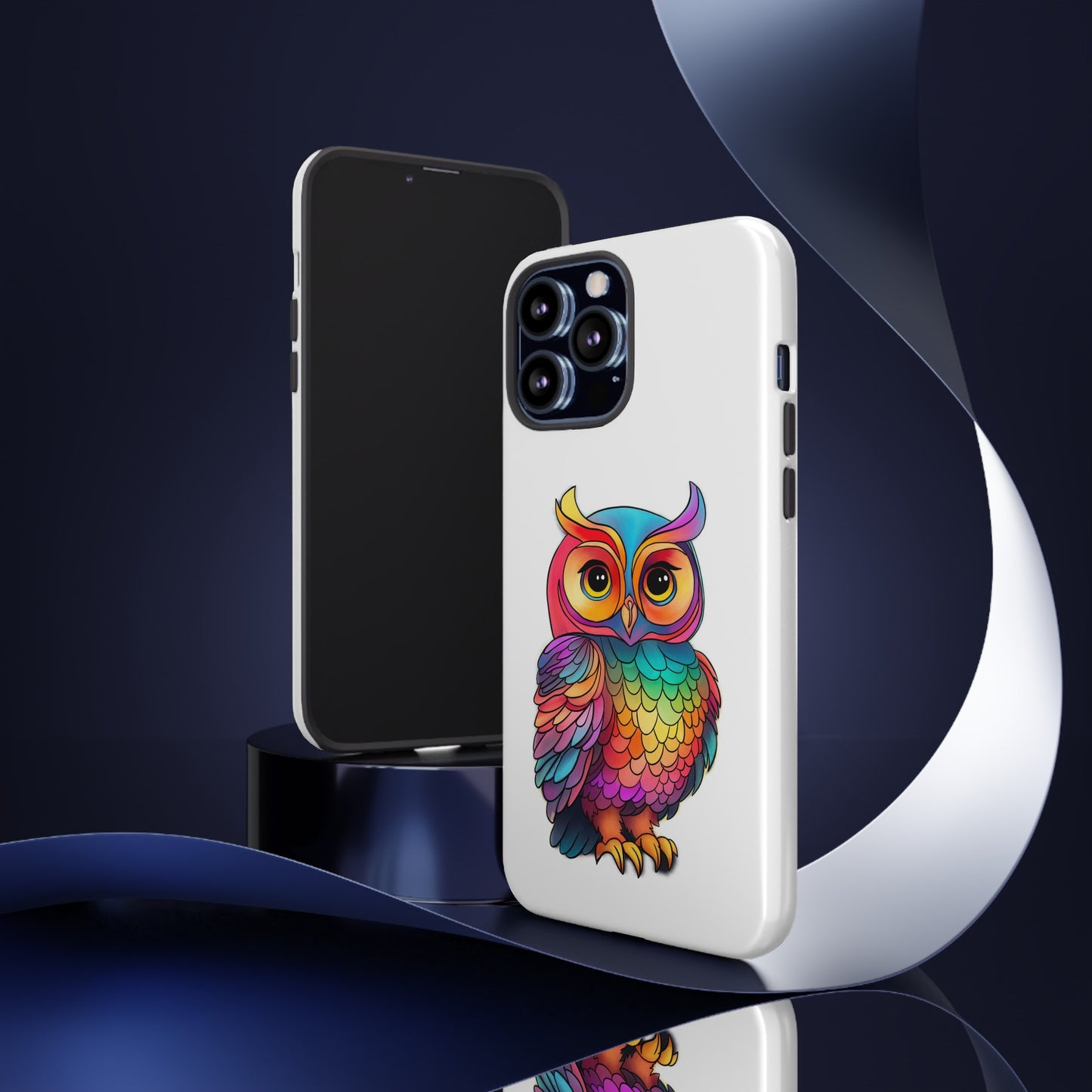 Rainbow Owl Tough Phone Case