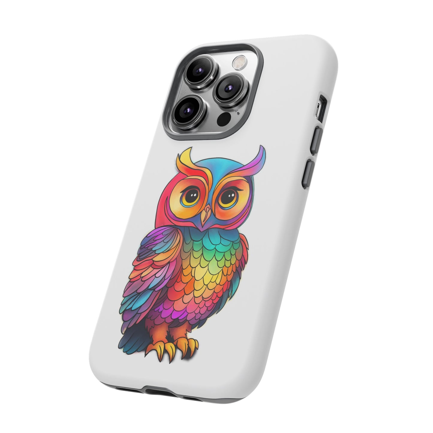 Rainbow Owl Tough Phone Case