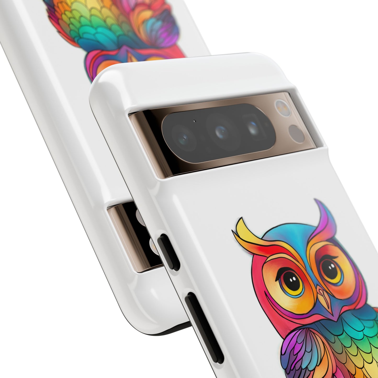 Rainbow Owl Tough Phone Case