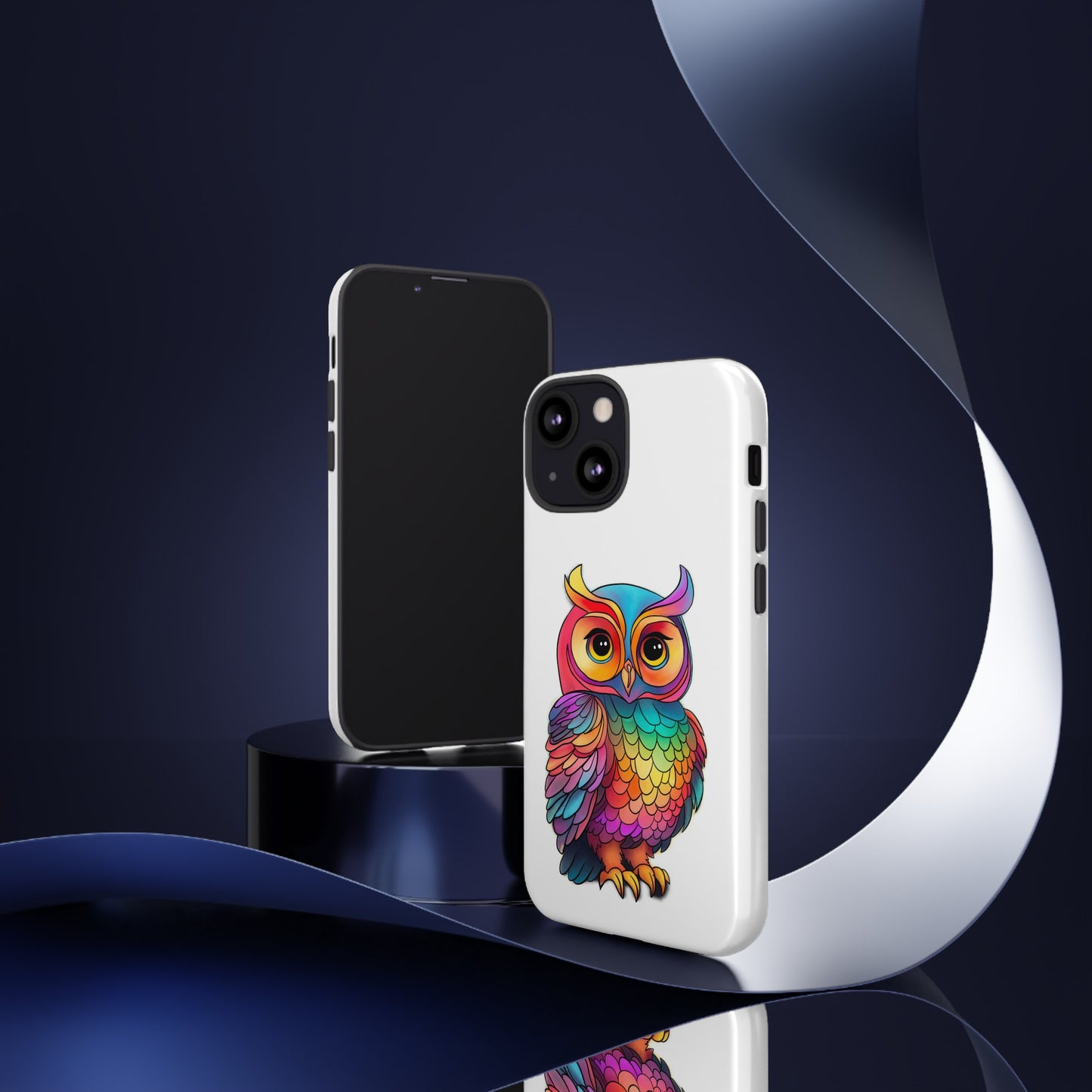 Rainbow Owl Tough Phone Case
