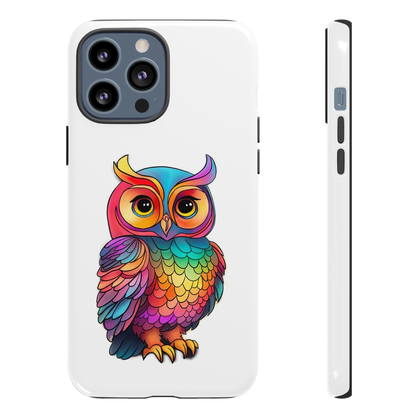 Rainbow Owl Tough Phone Case