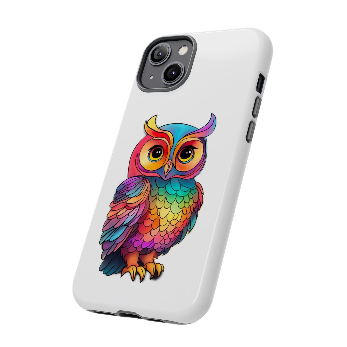 Rainbow Owl Tough Phone Case