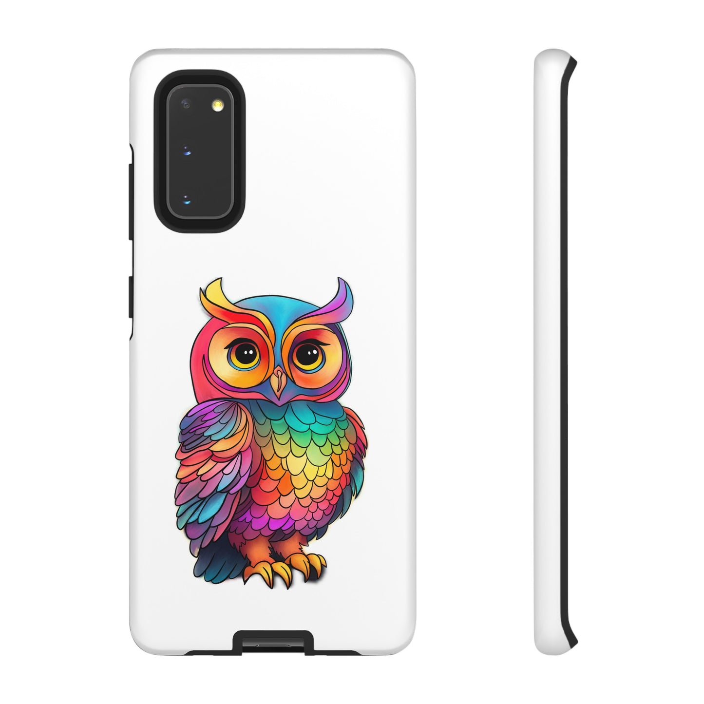Rainbow Owl Tough Phone Case