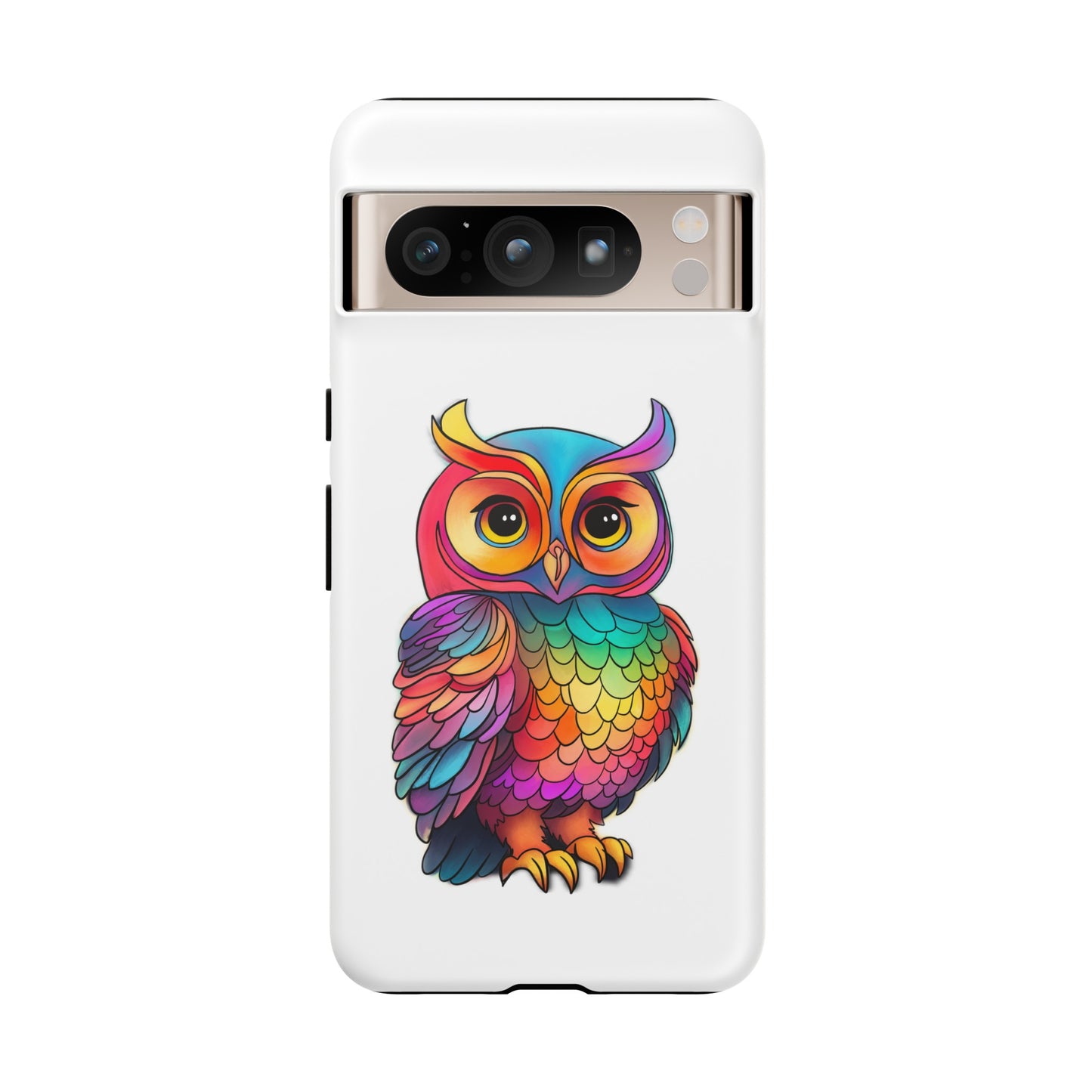 Rainbow Owl Tough Phone Case