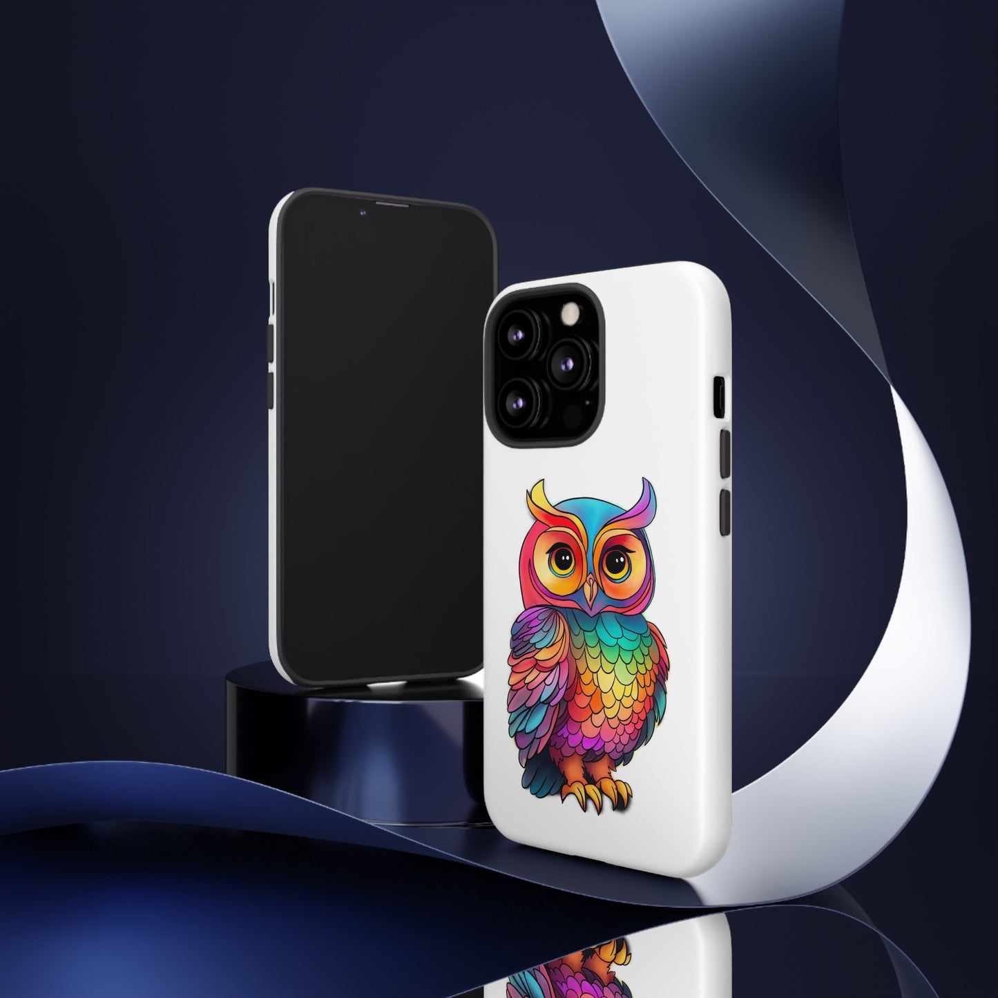 Rainbow Owl Tough Phone Case