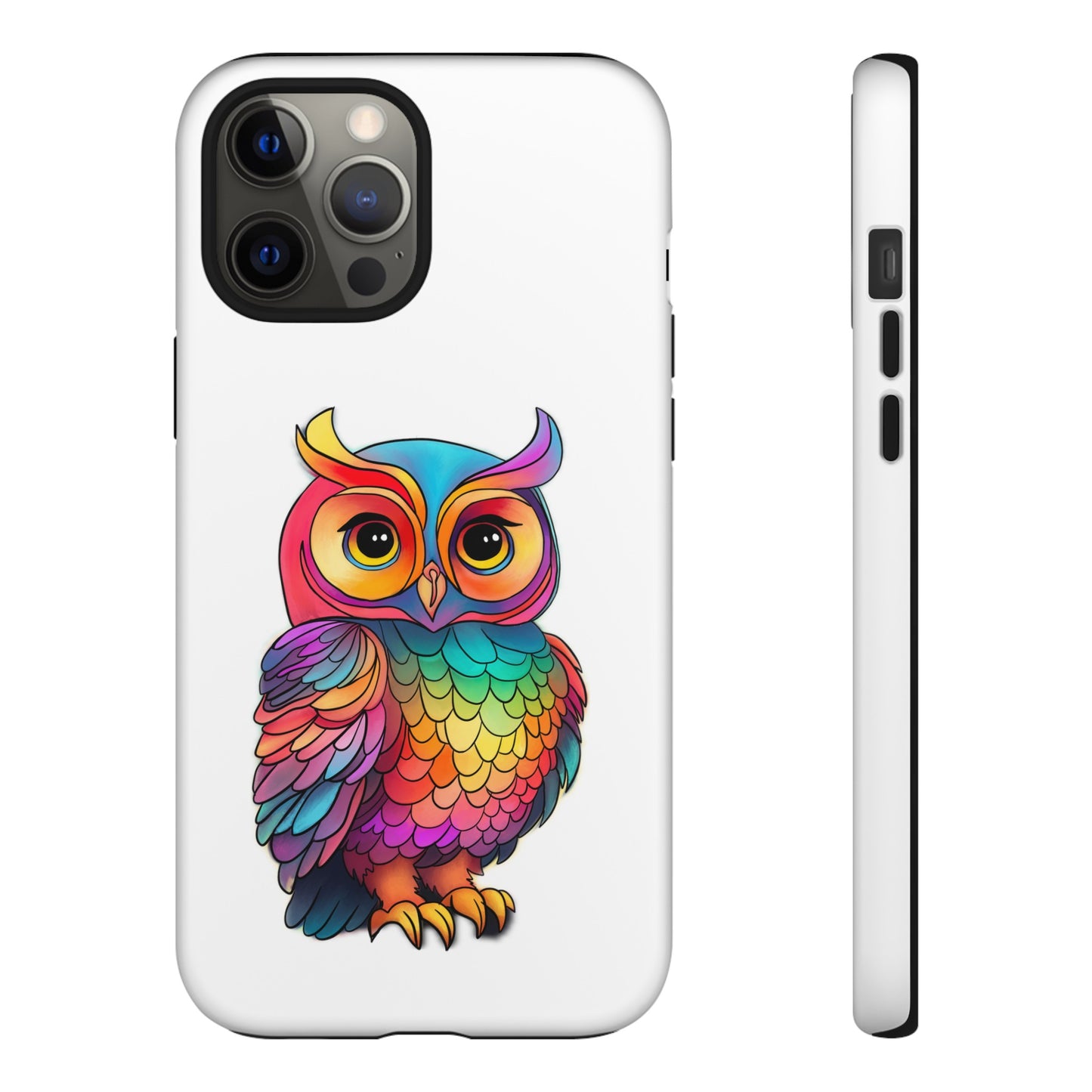 Rainbow Owl Tough Phone Case