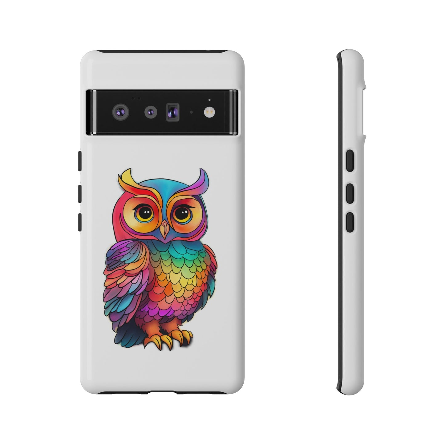Rainbow Owl Tough Phone Case