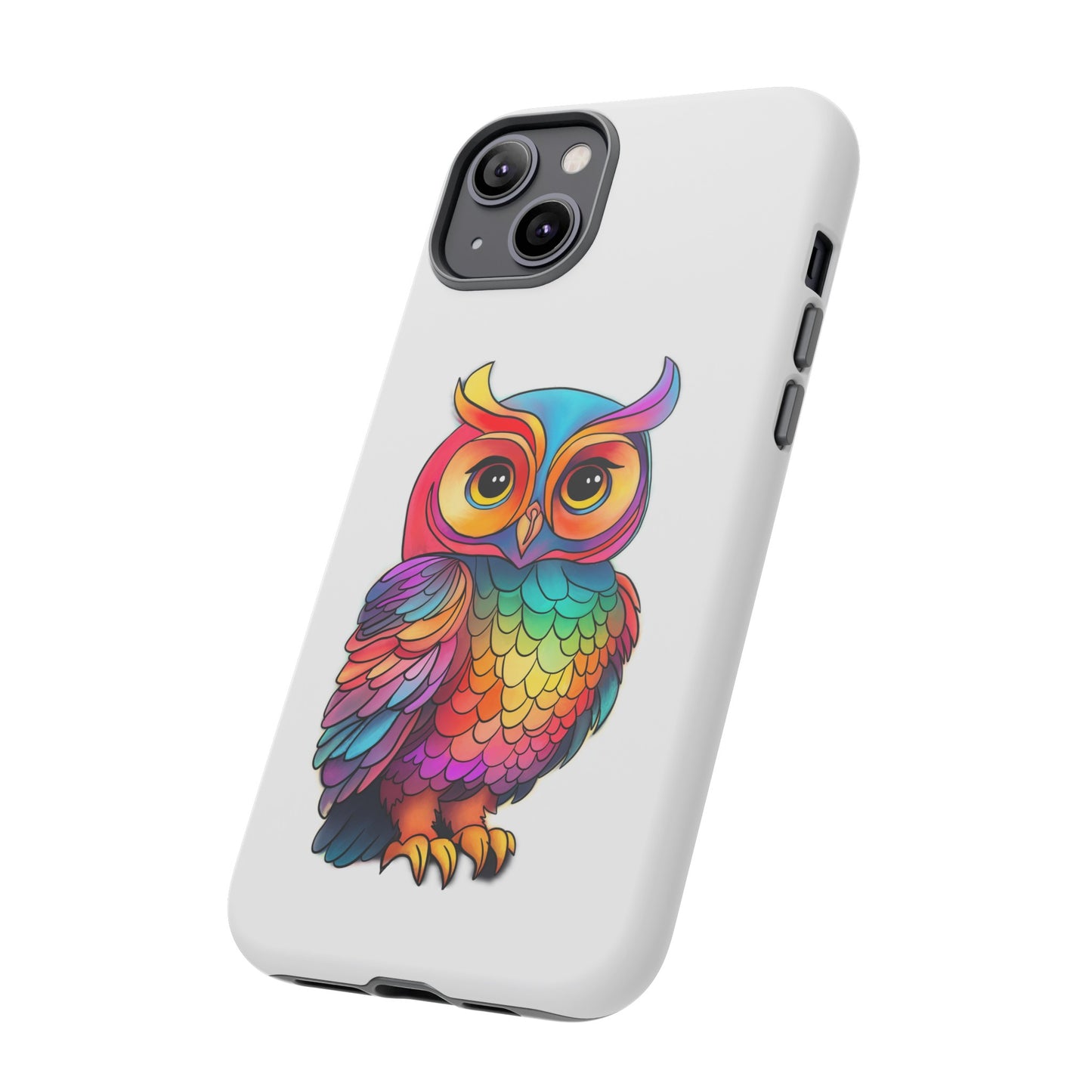 Rainbow Owl Tough Phone Case
