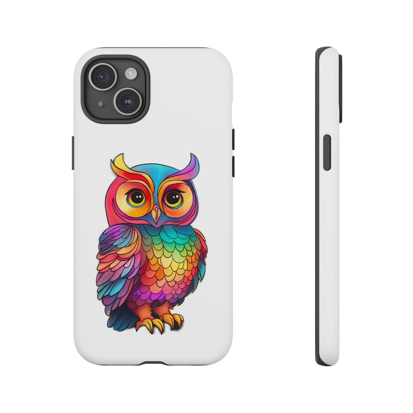 Rainbow Owl Tough Phone Case