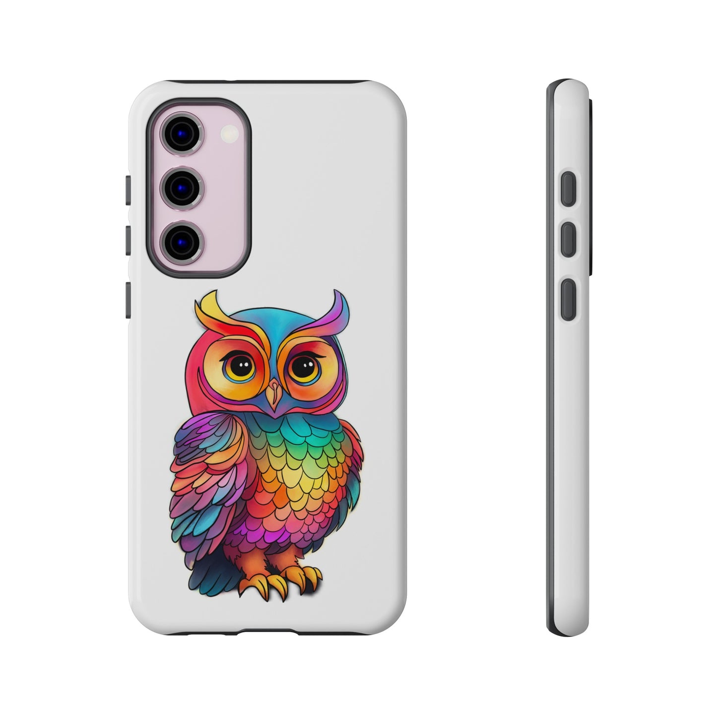 Rainbow Owl Tough Phone Case