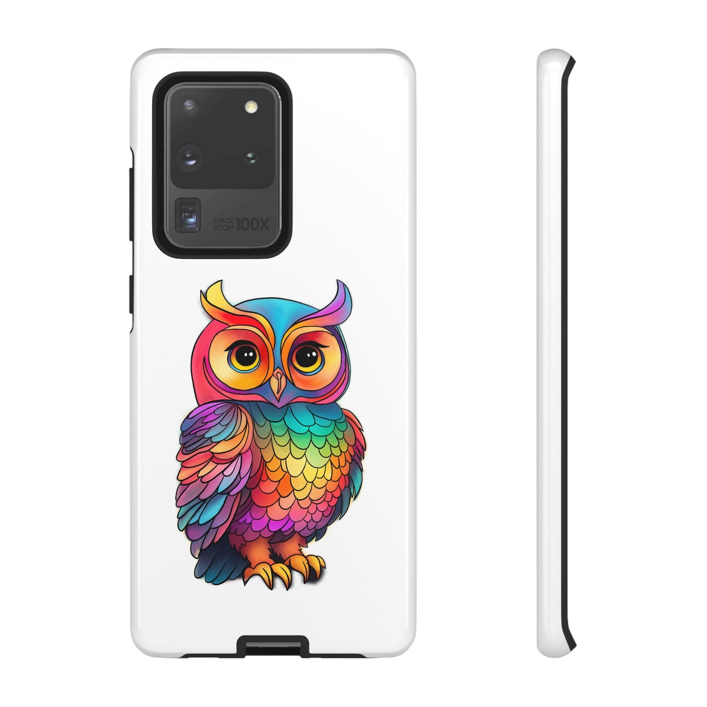 Rainbow Owl Tough Phone Case