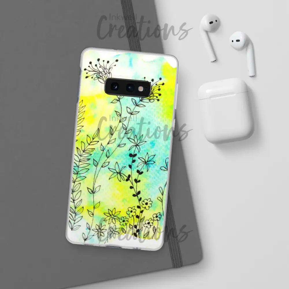 Bloomin Watercolour Flowers - Flexi Case Phone
