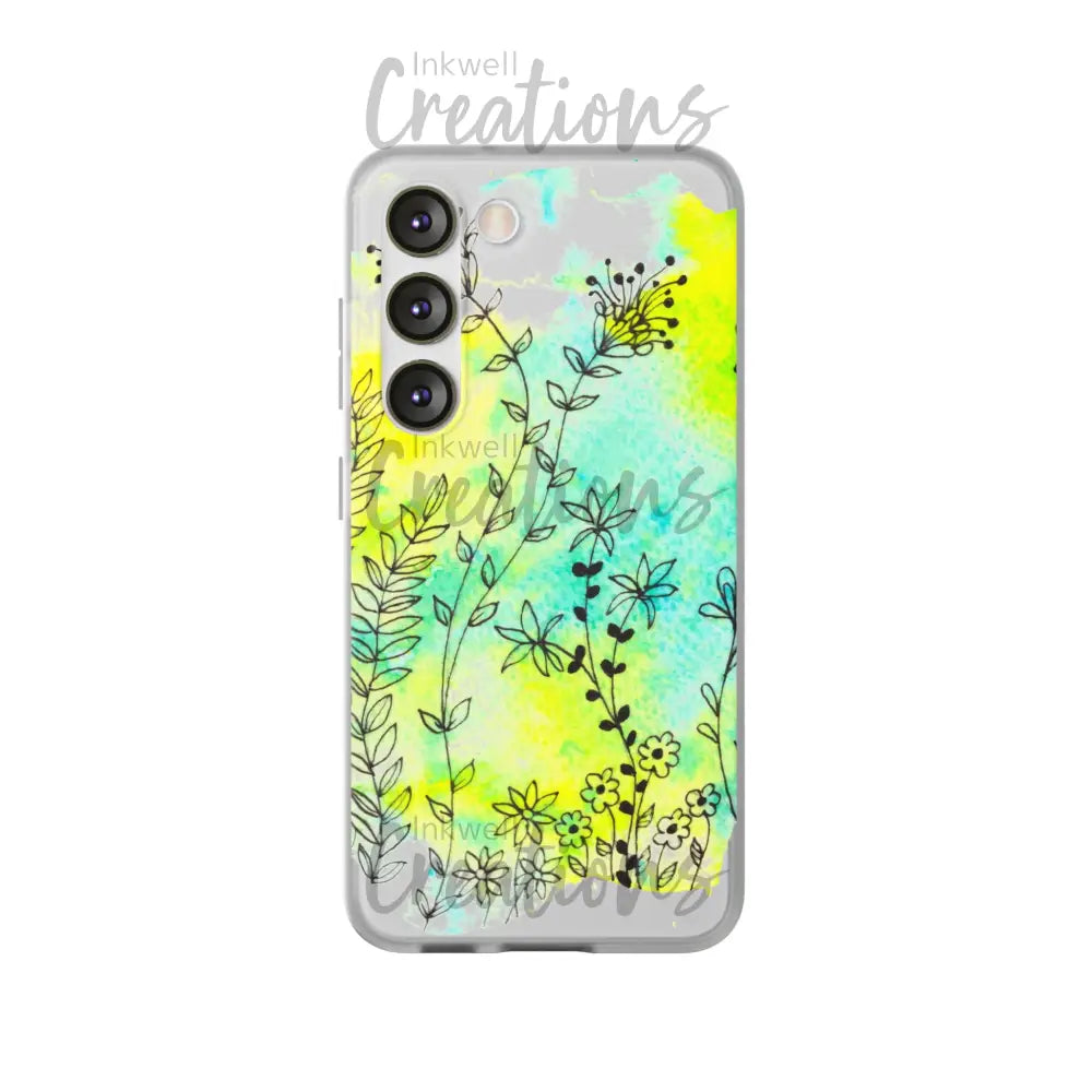 Bloomin Watercolour Flowers - Flexi Case Phone