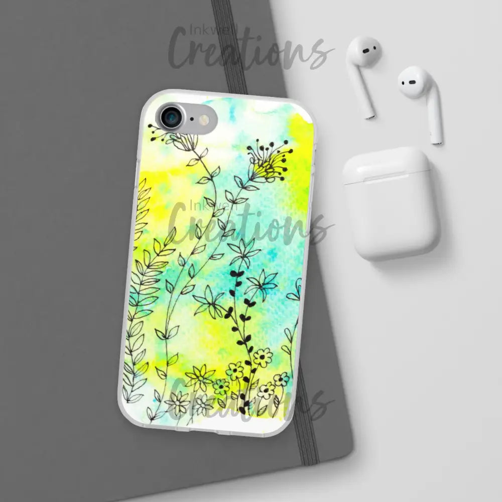 Bloomin Watercolour Flowers - Flexi Case Phone
