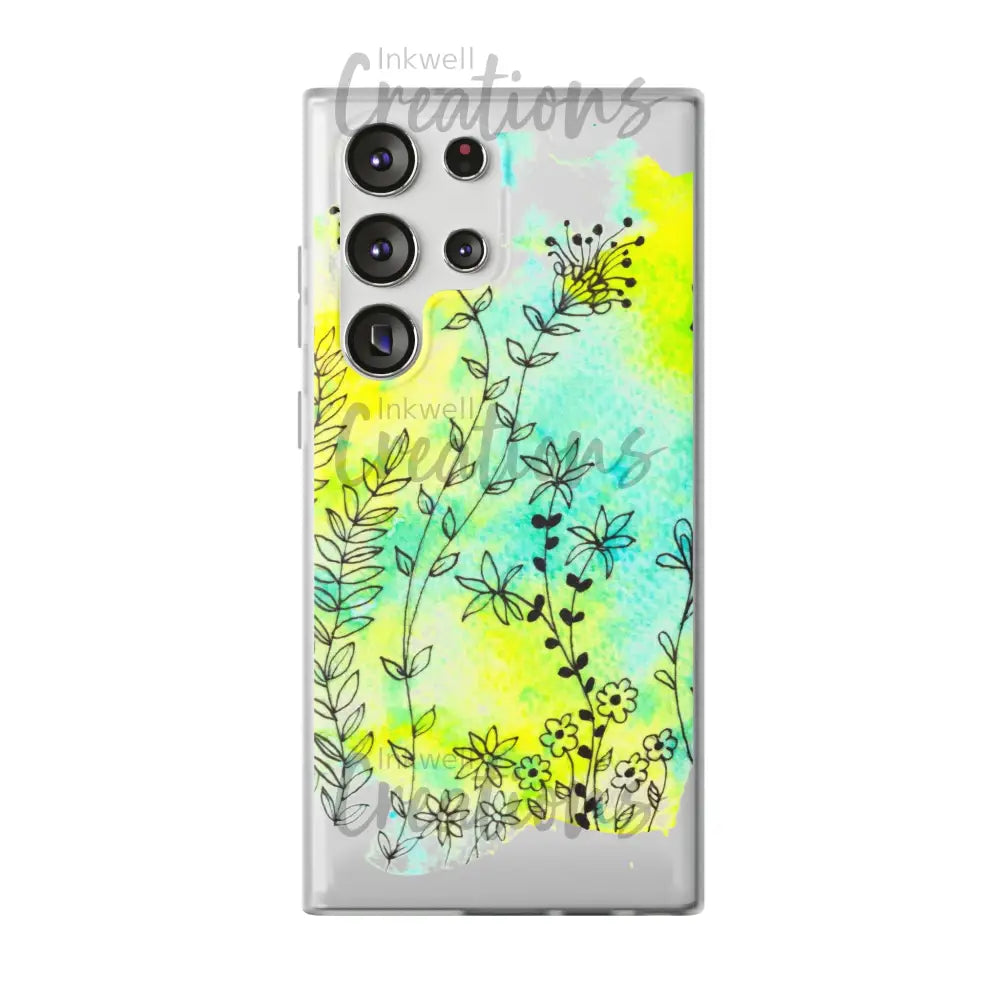 Bloomin Watercolour Flowers - Flexi Case Phone