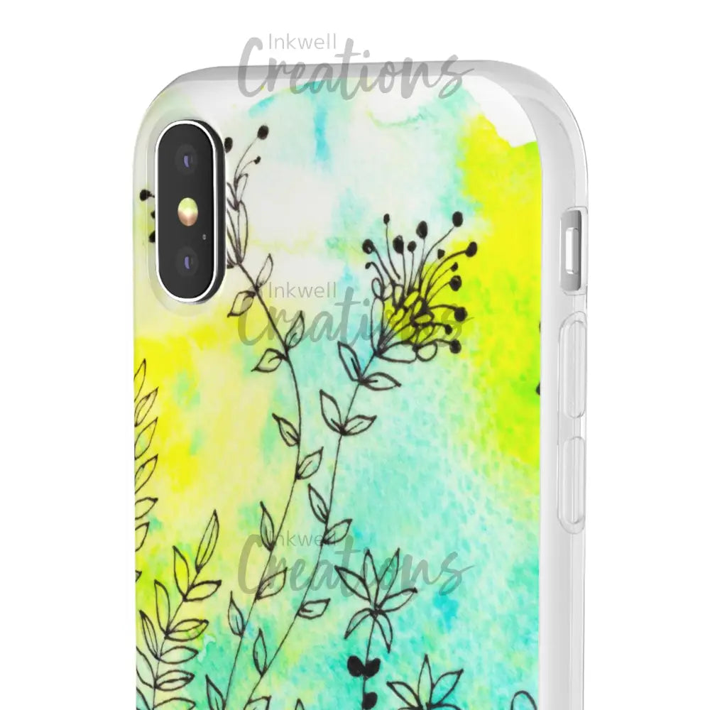 Bloomin Watercolour Flowers - Flexi Case Phone