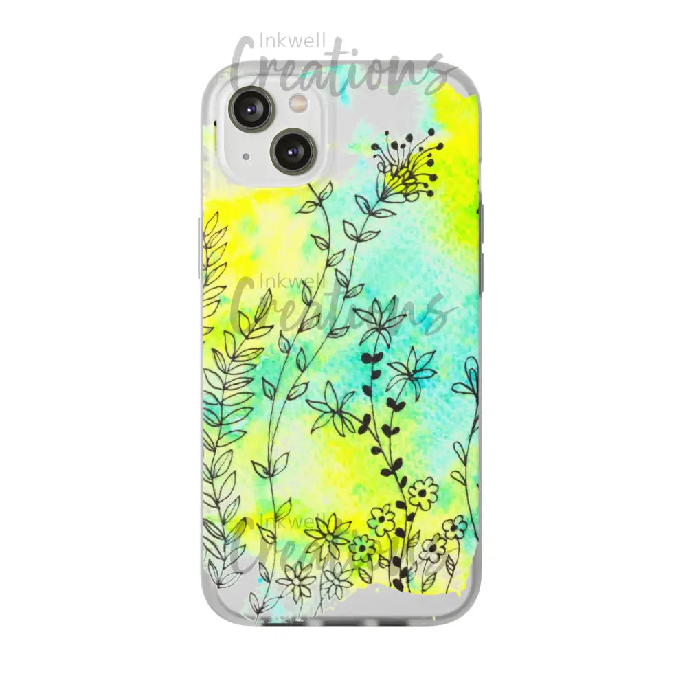 Bloomin Watercolour Flowers - Flexi Case Phone