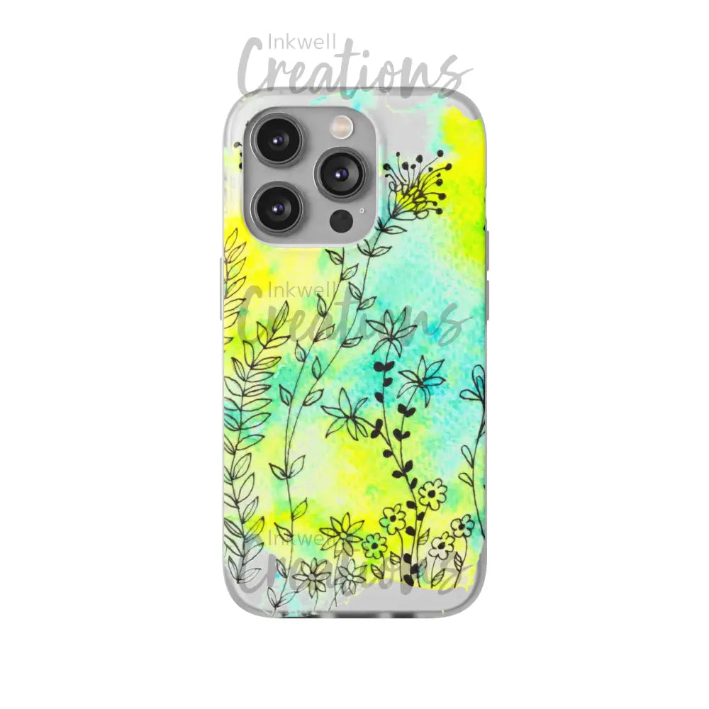 Bloomin Watercolour Flowers - Flexi Case Phone