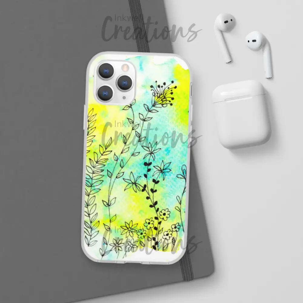 Bloomin Watercolour Flowers - Flexi Case Phone