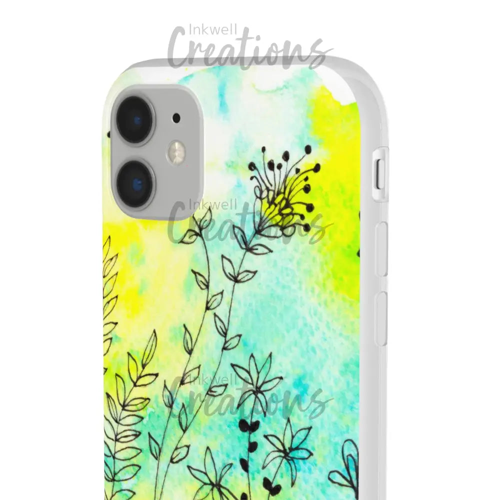 Bloomin Watercolour Flowers - Flexi Case Phone