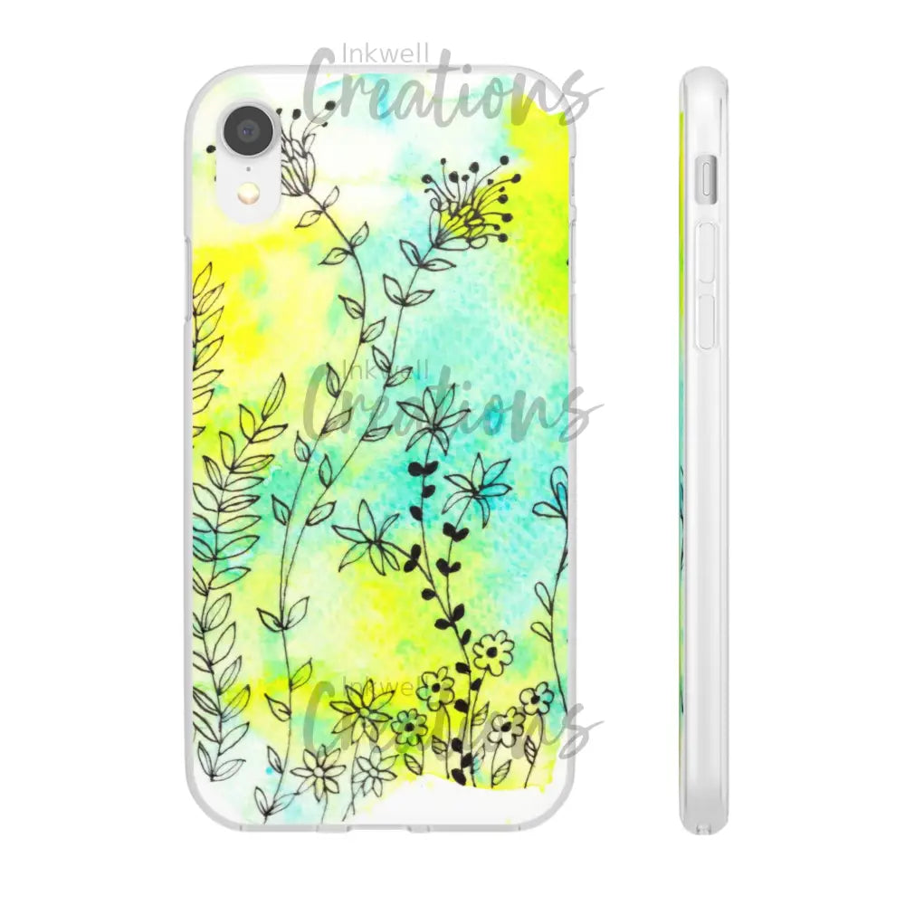 Bloomin Watercolour Flowers - Flexi Case Phone