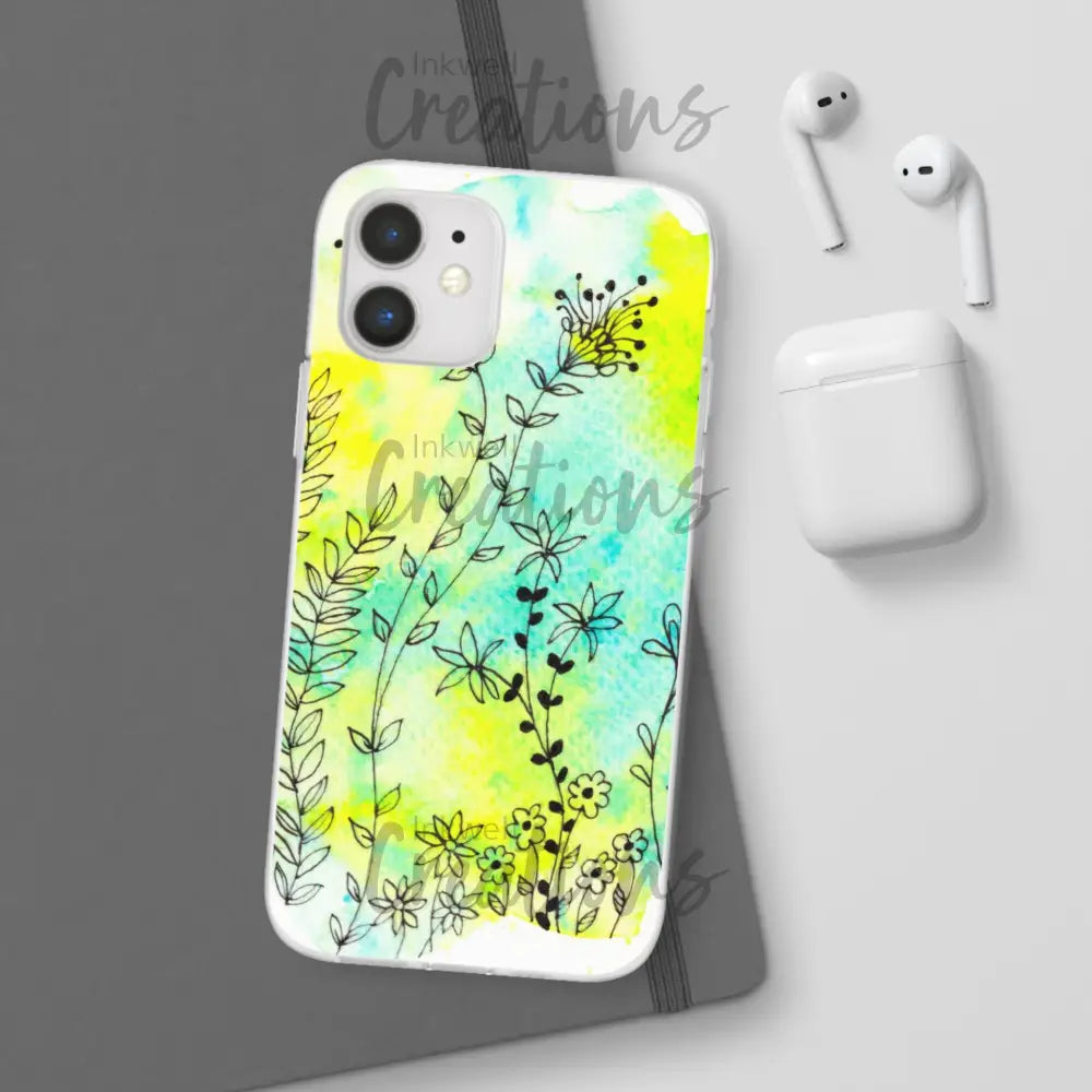 Bloomin Watercolour Flowers - Flexi Case Phone