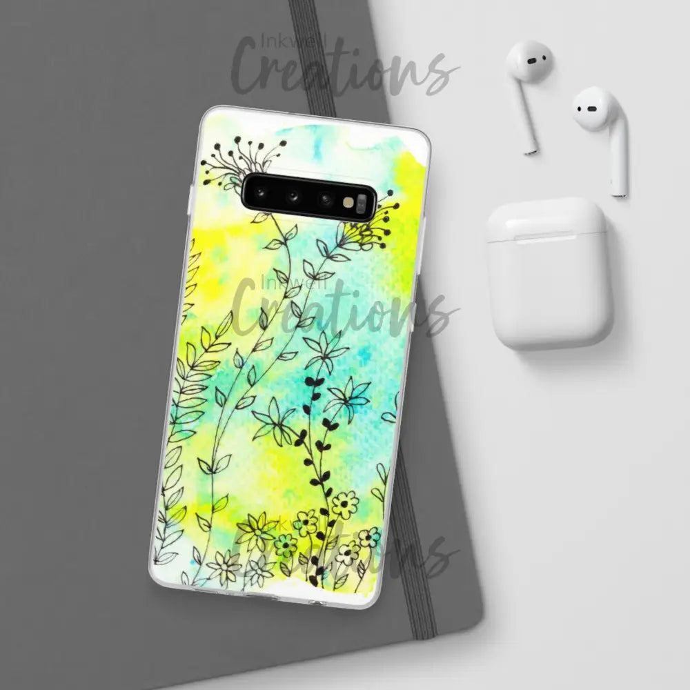 Bloomin Watercolour Flowers - Flexi Case Phone