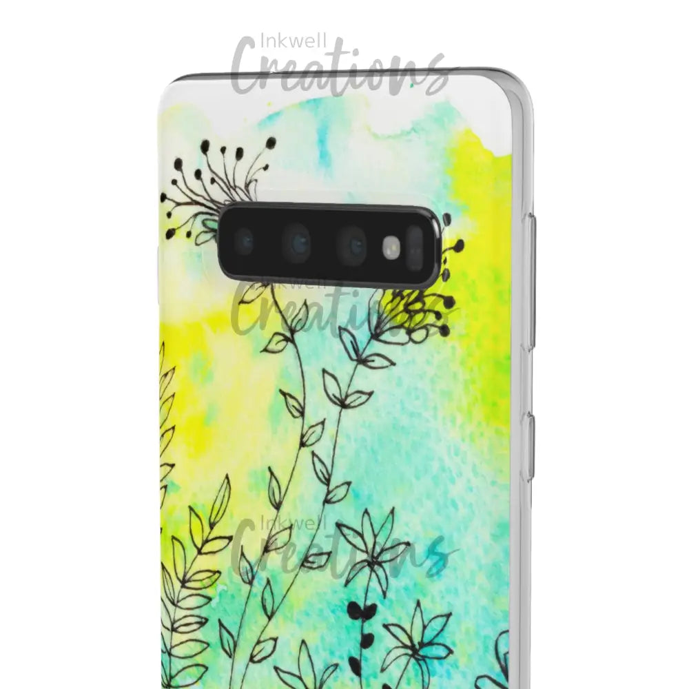 Bloomin Watercolour Flowers - Flexi Case Phone