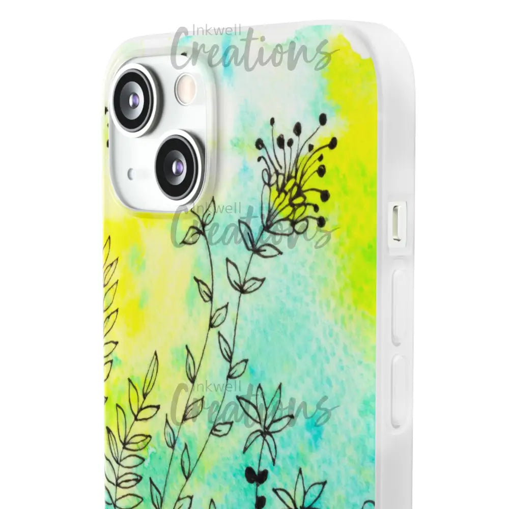 Bloomin Watercolour Flowers - Flexi Case Phone